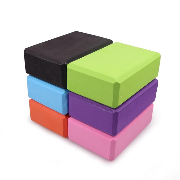 Serveuttam 2 Pack Yoga Blocks with Yoga Belt High Density EVA Foam Brick  Soft Non-Slip Surface Exercise Bricks Stability and Balance for Exercise,  Yoga, Pilates, Meditation, Aid Balance (Purple) : : Sports